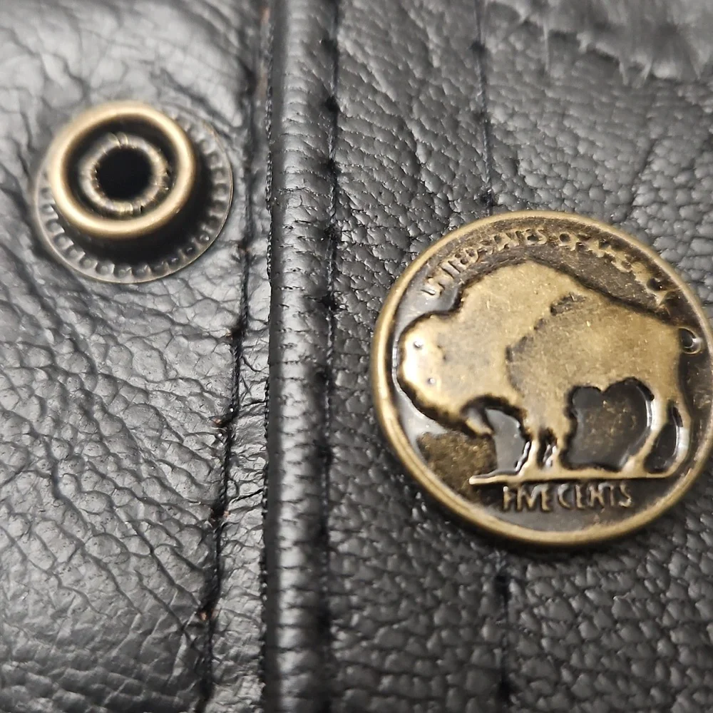 Diamond Supply Co. Black Leather Vest - Picture 16 of 16